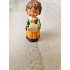 Anri choir chorus singer band polka Dot dress girl figurine statue Italian Italy